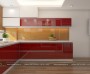 Tủ bếp gỗ Acrylic bóng gương TB21