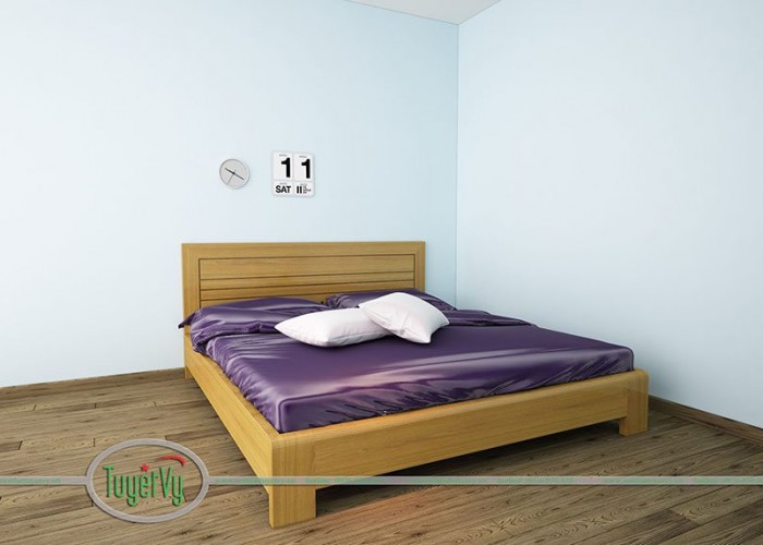Giường ngủ gỗ tự nhiên - GN06