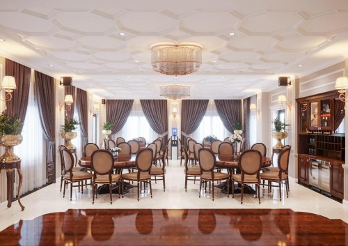 Thiết kế thi công phòng tiếp khách công trình khách sạn ( Hải Dương )